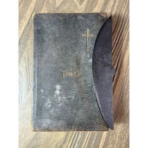 Antique 1909 Concordia Kirchen-Gesangbuch German Lutheran Hymnal Black Leather‎